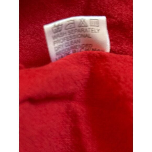 Women's Yzxdorwj Red Embroidered Mexican Style Peasant Top Cotton Small VGC - Picture 9 of 9